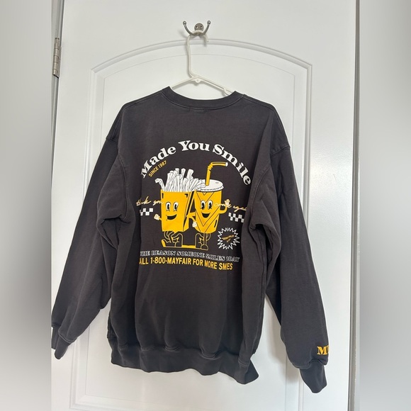Mayfair Group Revolve Made You Smile Crewneck size small medium - Picture 7 of 16